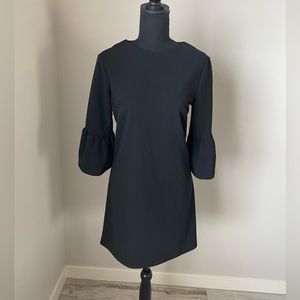 She + Sky Black Flared Sleeve Shift Dress Size Small New With Tags